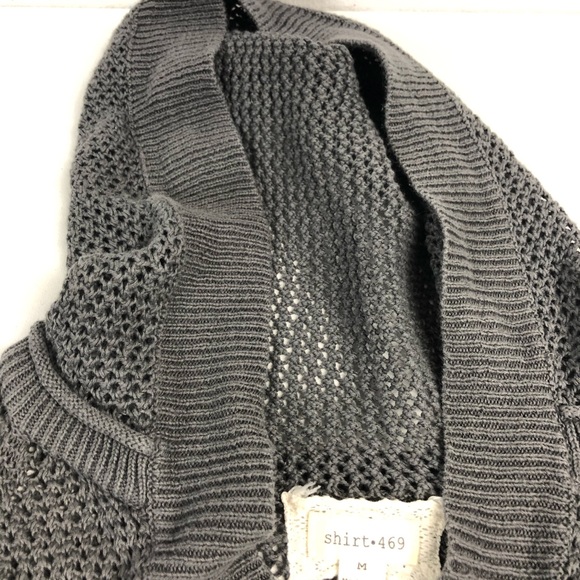 Shirt 469 | Anthropologie | Gray Knit Hoodie - Picture 5 of 5